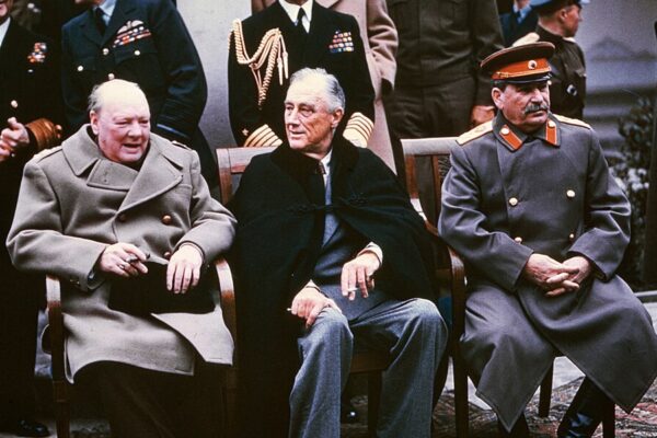 Jalta Konferenz: Churchill, Stalin, Roosevelt