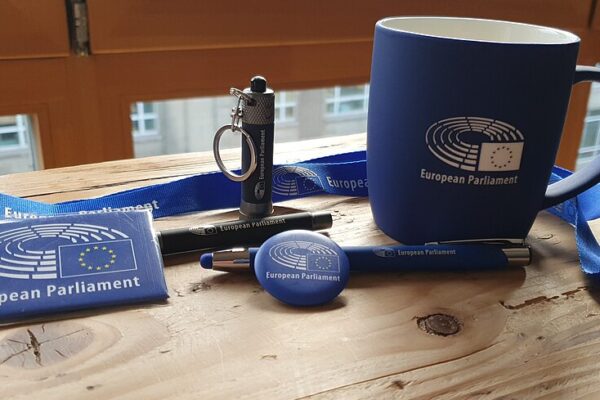 Werbeartikel des Europaparlaments
