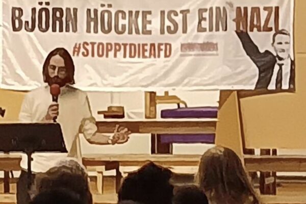 Mobilisierungsveranstaltung gegen den AfD-Parteitag in Riesa