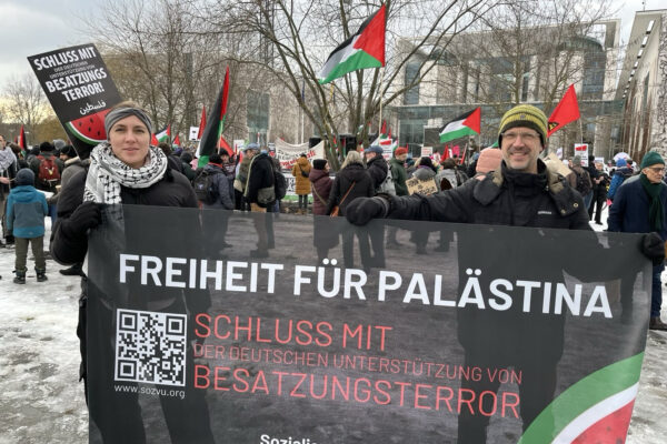 Protest gegen Waffenlieferungen an Israel