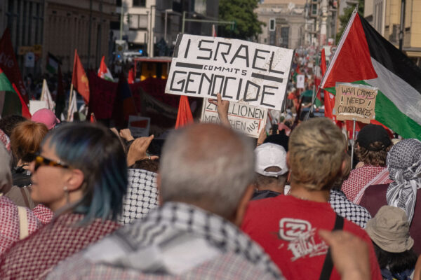 Demo gegen den Genozid in Gaza in Berlin