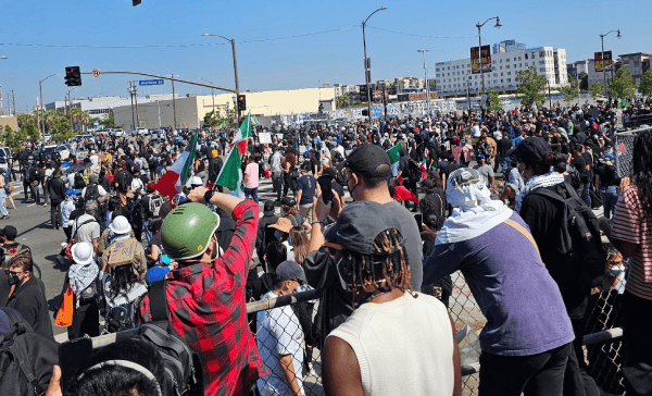 Protestierende in L. A.
