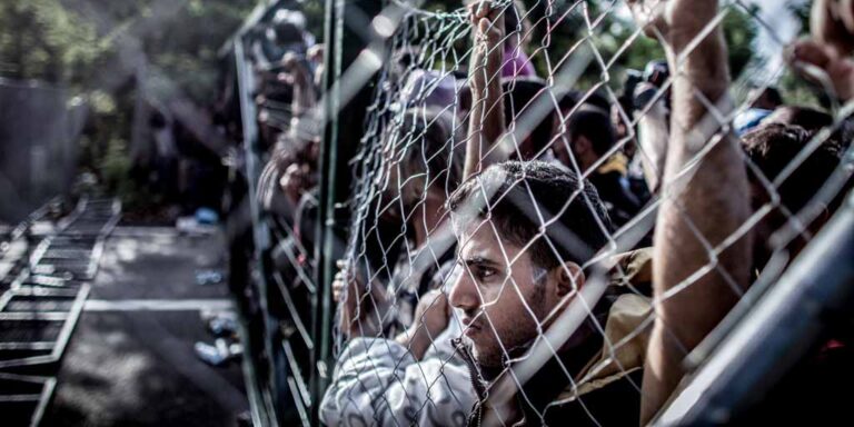 Migrant:innen an der EU-Außengrenze