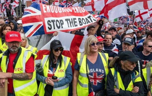 Rechter Aufmarsch in London