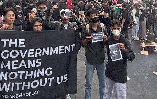 Protest der Gen Z In Indonesien