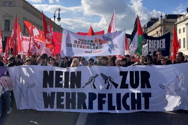 Demo gegen Kriegspolitik und Militarisierung
