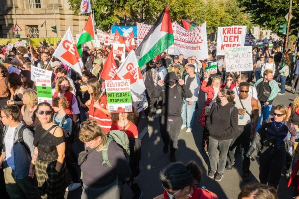 Bewegung für Gaza am 27. September 2025 in Berlin