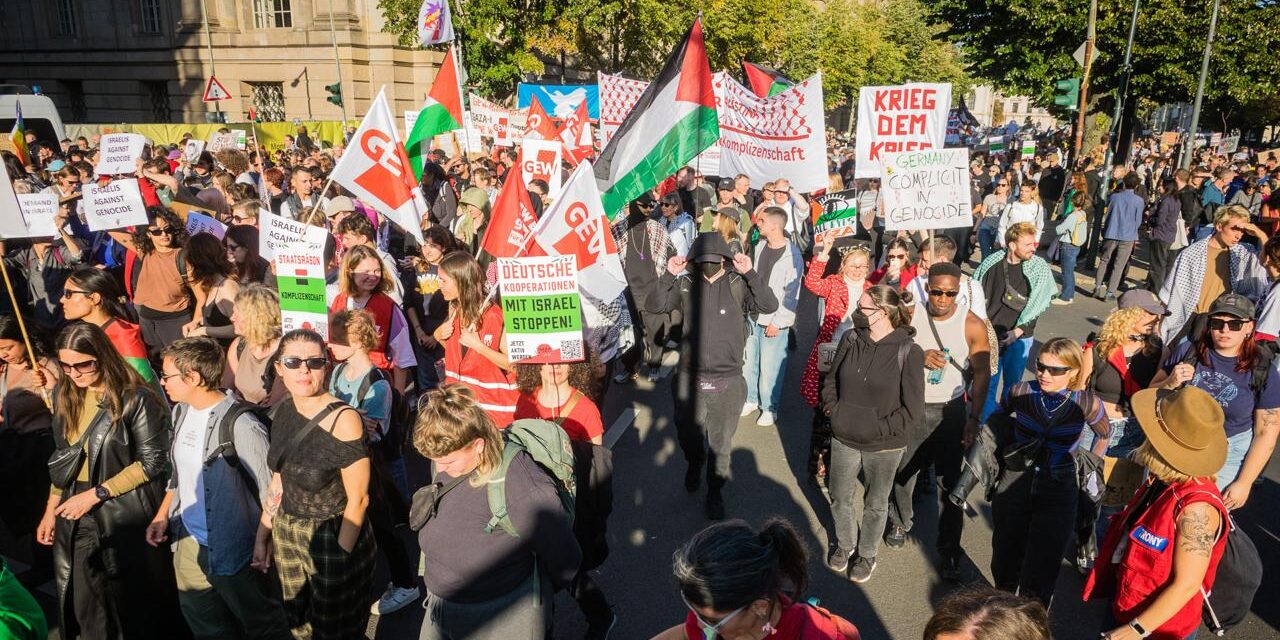 Bewegung für Gaza am 27. September 2025 in Berlin