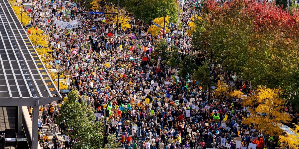 Protest gegen Trump in Minneapolis
