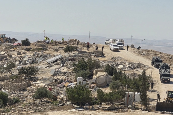 Hauszerstörung nach Siedlergewalt im Westjordanland