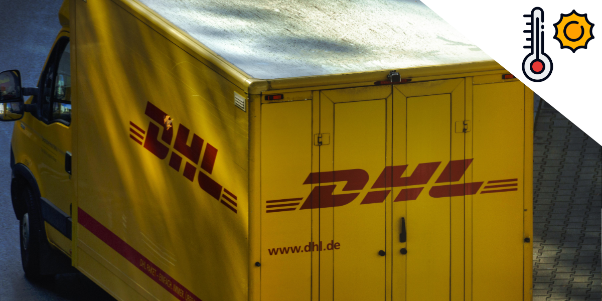 DHL während der Hitzewelle