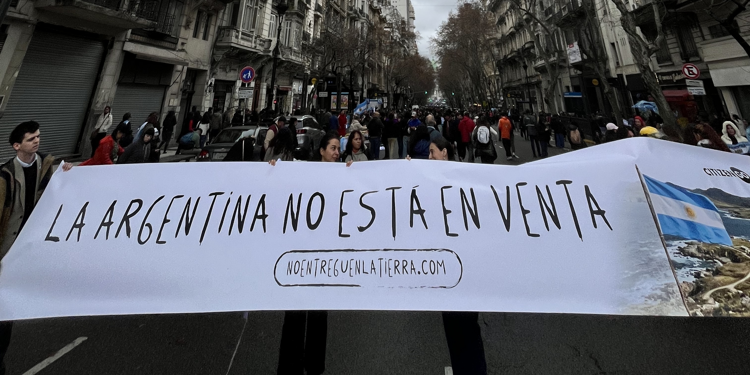Protest gegen Milei in Argentinien